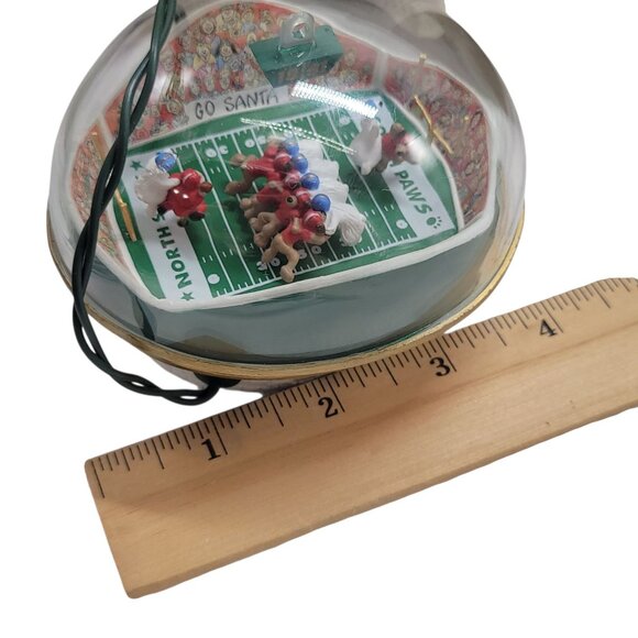 Hallmark Ken Crow 1991 Keepsake Ornament "Arctic Dome" Christmas Football In Box - Picture 14 of 16